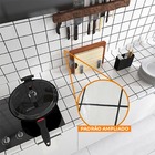 Papel Parede Adesivo Alta Temperatura Azulejo Metro Branco