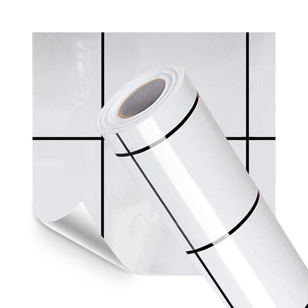 Papel Parede Adesivo Alta Temperatura Azulejo Metro Branco