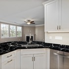 Papel Parede Adesivo Cozinha Alta Temperatura Marmore Preto