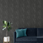 Papel Parede Adesivo Marmorizado Carrara Preto Sala Quarto