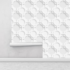 Papel Parede Conexão 3d Geométrico  Autocolante