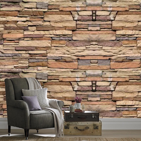 Papel Parede Decorativo Tijolinho Rolo De 0 60 X 3 00