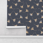 Papel Parede Folhas Modernas