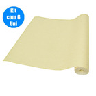 Papel Parede Luxo Texturizado Kit 6 Uni Lavavel Casa 10 Metro