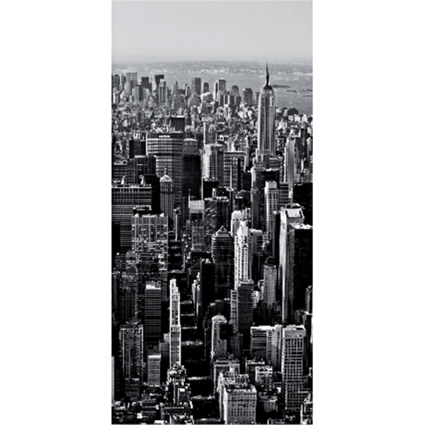 Papel Parede Para Porta New York-001 Wallness 210 X 95 Cm