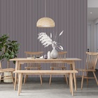 Papel Parede Ripado Fino Amadeirado Violino Autocoante 10m