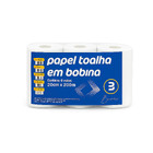 Papel Toalha Branco 6 Rolos de 200m Pilar