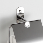 Papeleira Banheiro Porta Papel Higiênico C/ Tampa Aço Inox