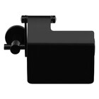 Papeleira Com Cobertura Ágata Preto Brilhante Fani