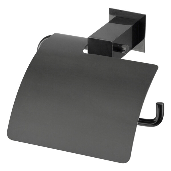 Papeleira Com Cobertura Bella Grafite Liso Fani