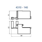 Papeleira Com Cobertura Quartzo Gold Fani