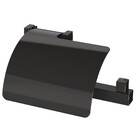 Papeleira Com Cobertura Versata Preto Brilhante Fani