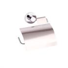 Papeleira Com Tampa Cromado - Samer