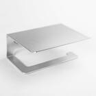 Papeleira De Banheiro Com Apoio Para Celular (Stella Prata)