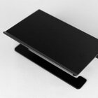 Papeleira De Banheiro Com Apoio Para Celular (Stella Preto)