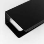 Papeleira De Banheiro Com Apoio Para Celular (Stella Preto)