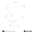 Papeleira De Banheiro Inox (tarsila Escovado)