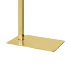 Papeleira De Chão 2 Hastes Inox Ouro Square Sq12172 Ducon