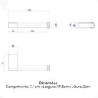 Papeleira Deca You 2020.c104 Cromada