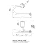 Papeleira Docol Arabella 16cm Chrome