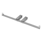 Papeleira Dupla Quartzo Grafite Escovado Fani