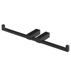 Papeleira Dupla Quartzo Preto Brilhante Fani