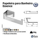 Papeleira Essence Gold Fani
