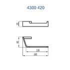 Papeleira Essence Ouro Velho Fani