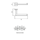 Papeleira Eterna Gold Matte