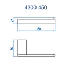 Papeleira Horus Preto Fosco Fani