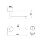 Papeleira Lorenzetti 2020 B82 Lorenloft Preta