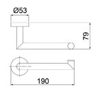 Papeleira Lorenzetti Loren Loft 2020 N82 Níquel Escovado