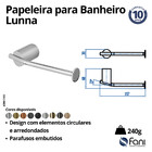 Papeleira Lunna Ouro Velho Fani