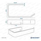 Papeleira Miró Dourado