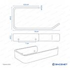 Papeleira Miró Dourado