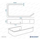 Papeleira Miró Escovado