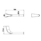 Papeleira Nias Dourada