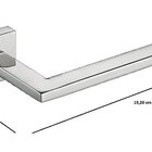 Papeleira Papel Higiênico Banheiro Eterna Inox Italy Line