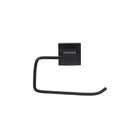 Papeleira Para Banheiro Luxo Quadrada Preta