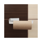 Papeleira Para Banheiro Quadrada Porta Papel Higienico Athena