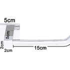 Papeleira Para Banheiro Super Luxo Latão Cromado Quadritt