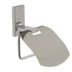 Papeleira Parede com Tampa Prata Santiago Importado