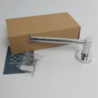 Papeleira Parede Metal Inox Cromado Porta Papel Higienico Par