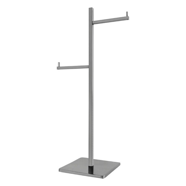 Papeleira Piso Paris Reserva Horizontal Grafite Escovad Fani