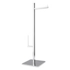 Papeleira Piso Paris Reserva Vertical Cromado Fani