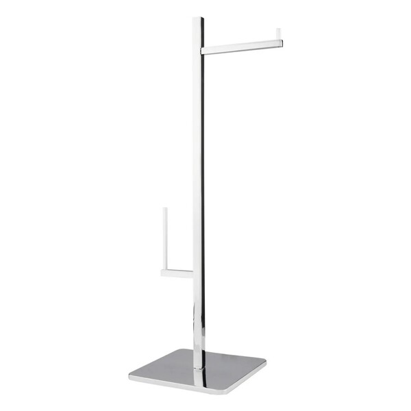 Papeleira Piso Paris Reserva Vertical Cromado Fani