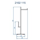 Papeleira Piso Paris Reserva Vertical Gold Fani