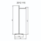 Papeleira Piso Paris Simples Gold Fani