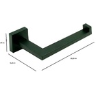 Papeleira Porta Papel Higiênico Italy Line Eterna Inox Preto