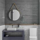 Papeleira Porta Papel Prata Polido Troia